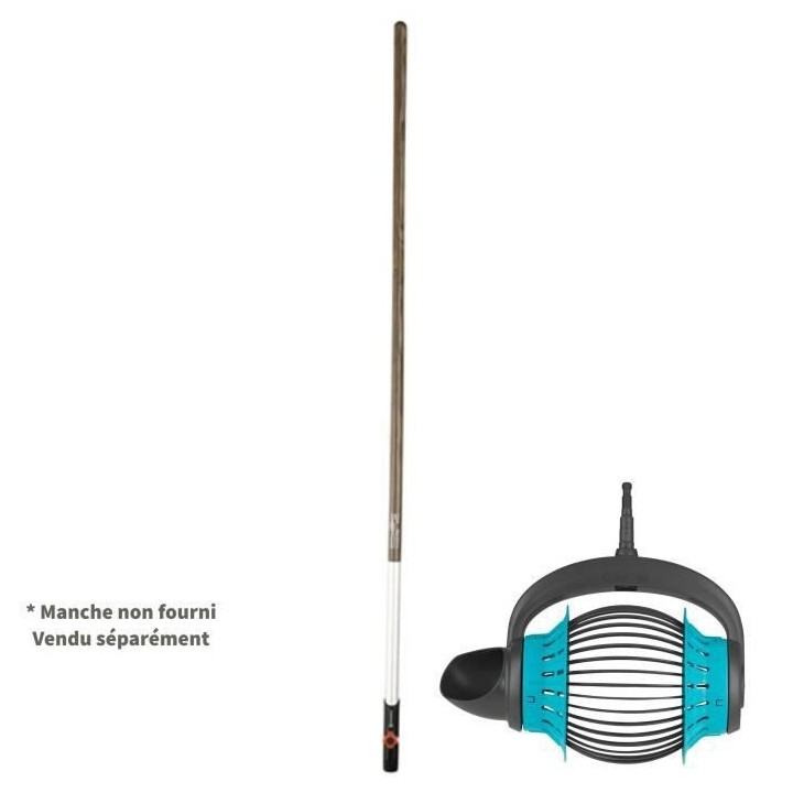 GARDENA Ramasse-fruits Combisystem - Panier plastique – Pelle intég