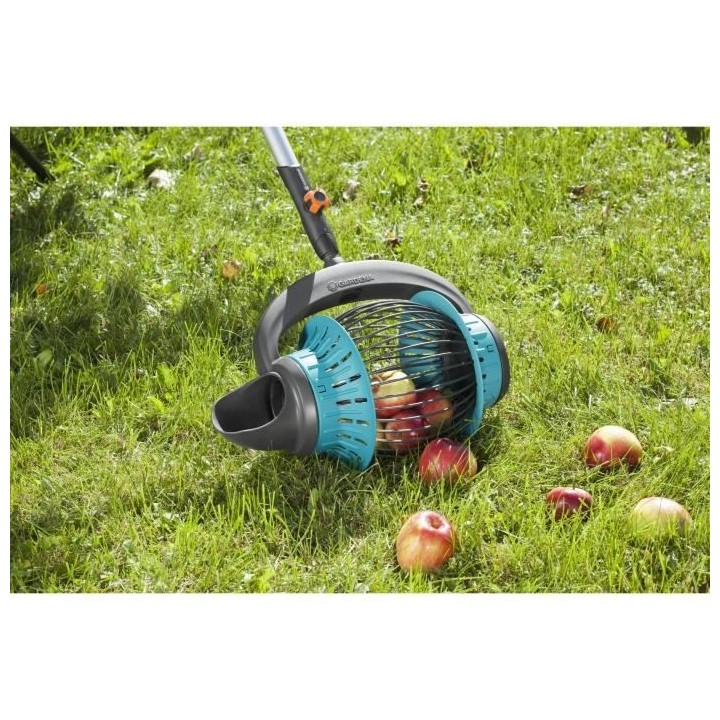 GARDENA Ramasse-fruits Combisystem - Panier plastique – Pelle intég