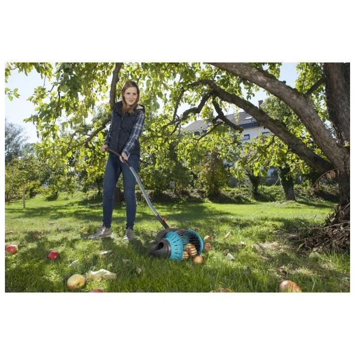 GARDENA Ramasse-fruits Combisystem - Panier plastique – Pelle intég