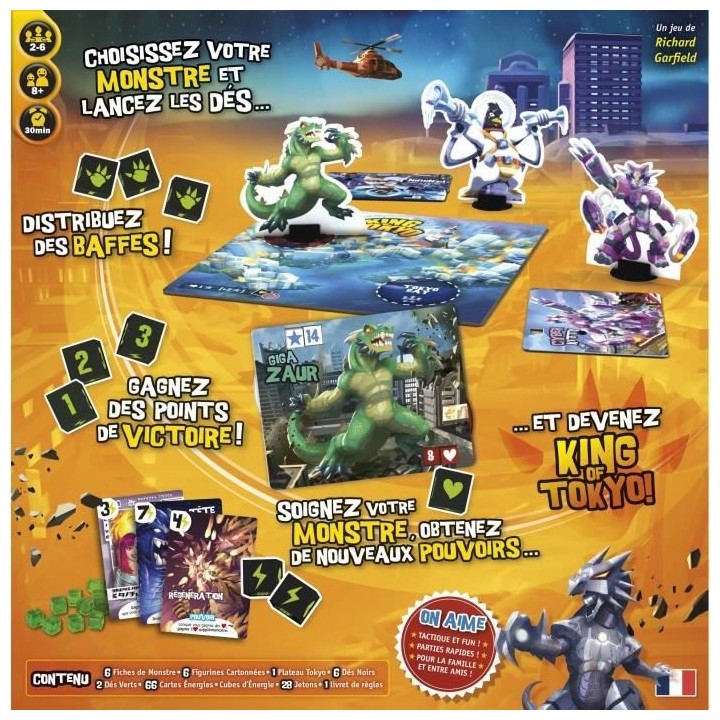 King of Tokyo - Jeu de société - jeu de réflexion - IELLO