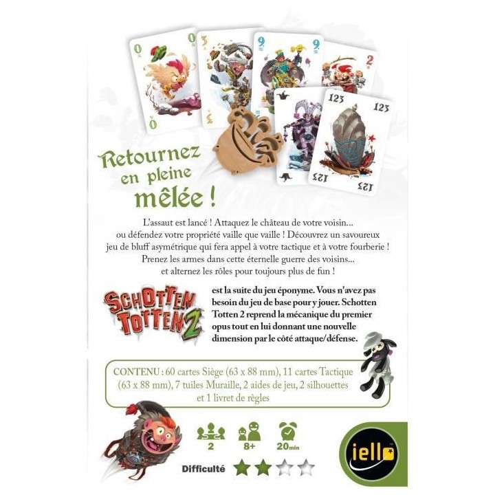 Schotten Totten 2 - Jeu de société de stratégie - IELLO -