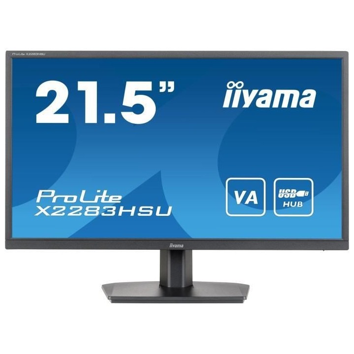 Ecran PC - IIYAMA Prolite X2283HSU-B1 - 21.5 FHD - Dalle VA - 1 ms - 7