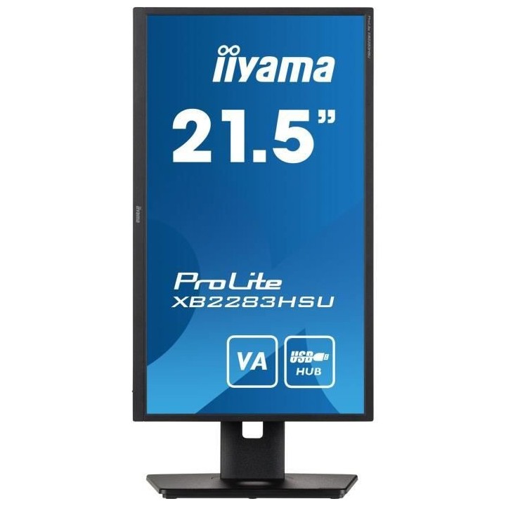 Ecran PC - IIYAMA Prolite X2283HSU-B1 - 21.5 FHD - Dalle VA - 1 ms - 7