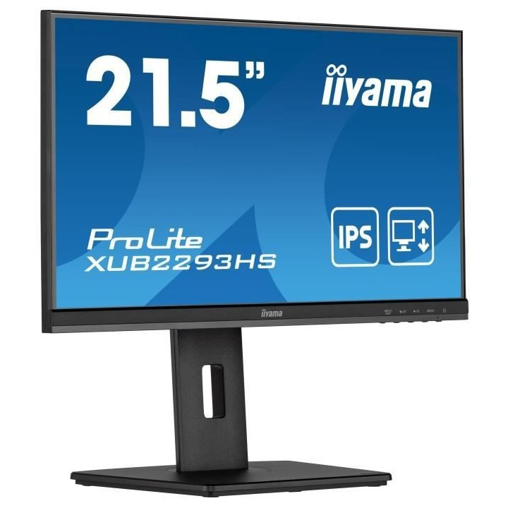 Ecran PC - IIYAMA XUB2293HS-B5 - 22 FHD - Dalle IPS - 3 ms - 75Hz - HD