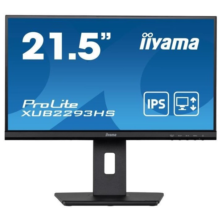 Ecran PC - IIYAMA XUB2293HS-B5 - 22 FHD - Dalle IPS - 3 ms - 75Hz - HD