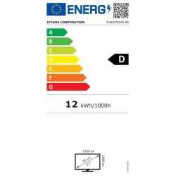 Ecran PC - IIYAMA XUB2293HS-B5 - 22 FHD - Dalle IPS - 3 ms - 75Hz - HDMI / DisplayPort - Pied réglable en hauteur