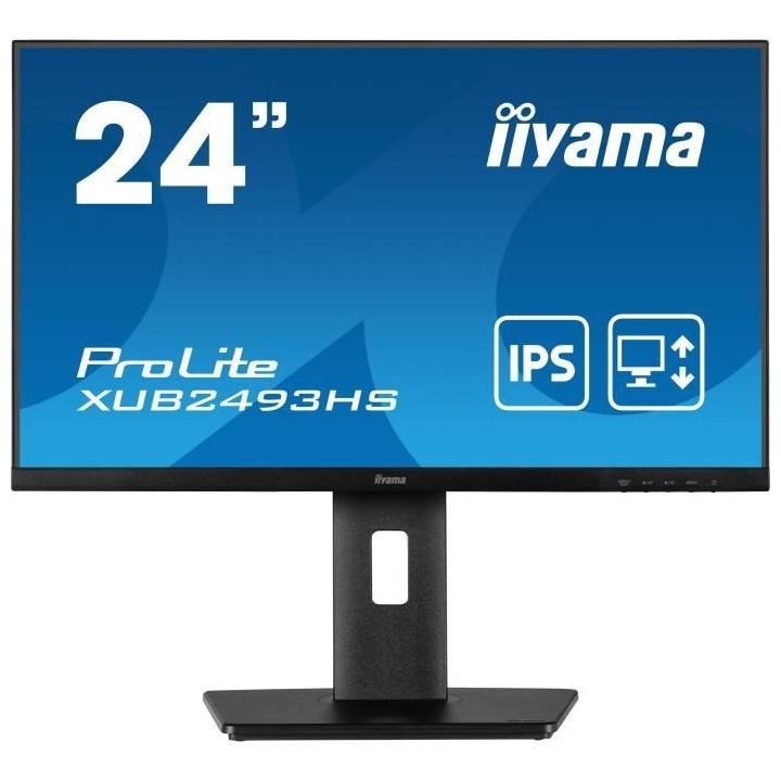 Ecran PC - IIYAMA ProLite XUB2493HS-B5 - 24 FHD - Dalle IPS - 4 ms - 7