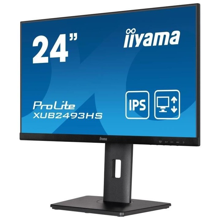 Ecran PC - IIYAMA ProLite XUB2493HS-B5 - 24 FHD - Dalle IPS - 4 ms - 7