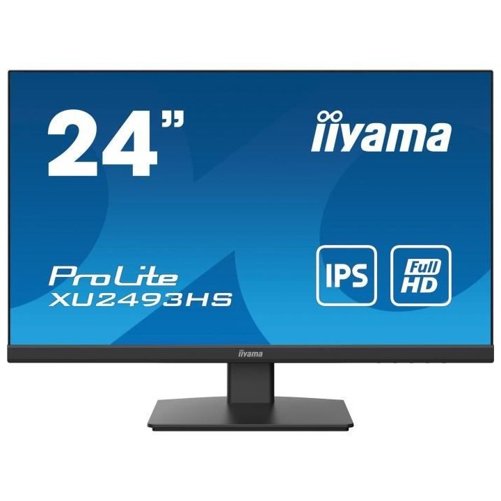 Ecran PC - IIYAMA XU2493HS-B5 - 24 FHD - Dalle IPS - 4 ms - 75Hz - HDM