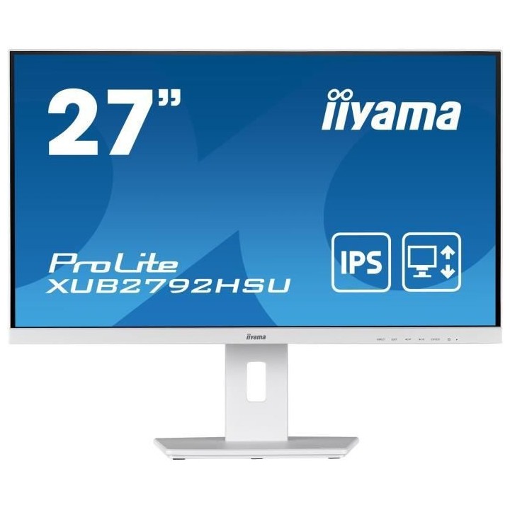 Ecran PC - IIYAMA XUB2792HSU-W5 - 27 FHD - Dalle IPS - 4 ms - 75Hz - H