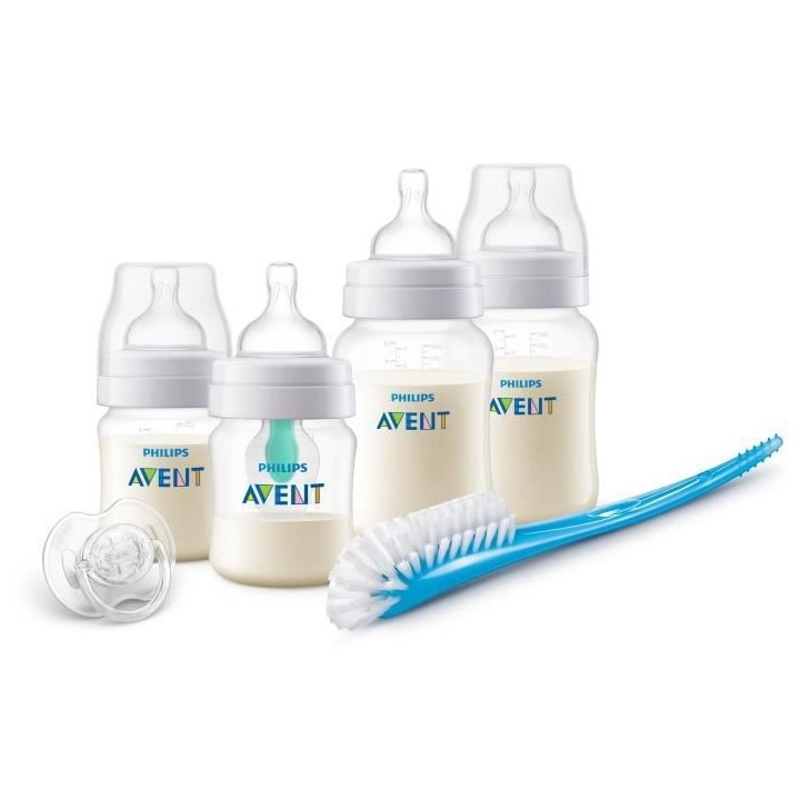 PHILIPS AVENT SCD807/00 Kit nouveau-né anti-colic: Lot 2 biberons 125