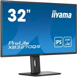 Ecran PC - IIYAMA XB3270QS-B5 - 32 WQHD - Dalle IPS - 4 ms - 60Hz - HDMI / DisplayPort / DVI