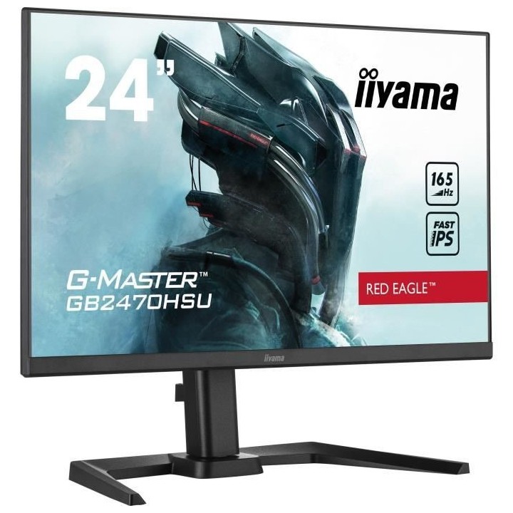 Ecran PC Gamer - IIYAMA G-Master Red Eagle GB2470HSU-B5 - 24 FHD - Dal