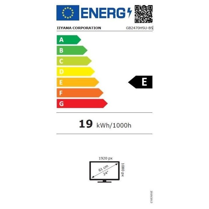 Ecran PC Gamer - IIYAMA G-Master Red Eagle GB2470HSU-B5 - 24 FHD - Dal