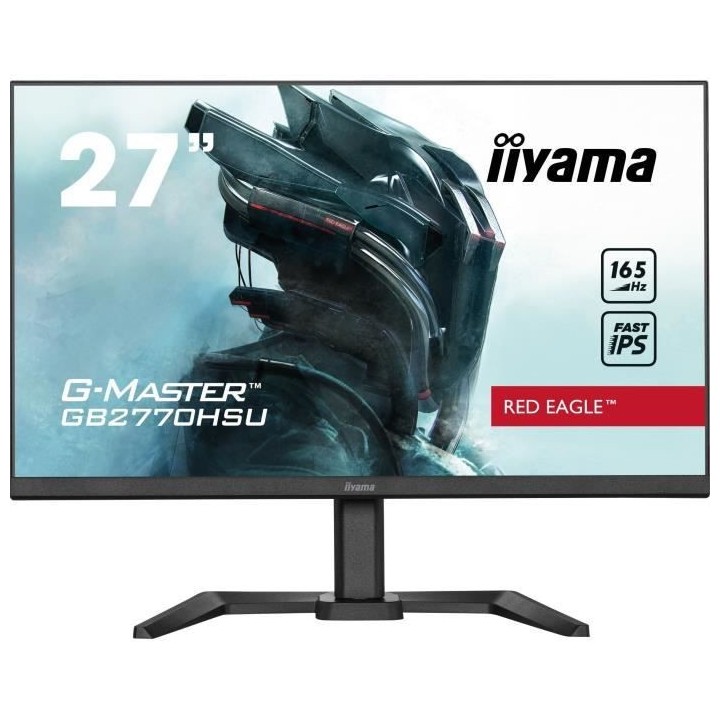 Ecran PC Gamer - IIYAMA G-Master Red Eagle GB2770HSU-B5 - 27 FHD - Dal