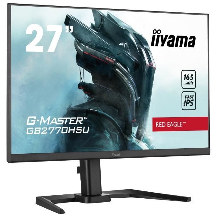 Ecran PC Gamer - IIYAMA G-Master Red Eagle GB2770HSU-B5 - 27 FHD - Dal