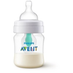 PHILIPS AVENT SCD807/00 Kit nouveau-né anti-colic: Lot 2 biberons 125ml + 2 biberons 260ml + valve Airfree + goupillon + sucett