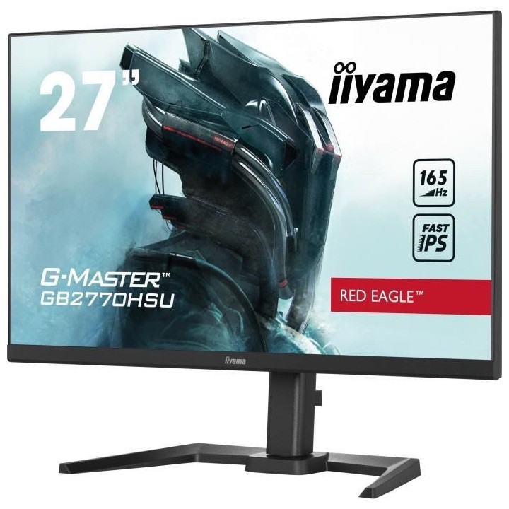 Ecran PC Gamer - IIYAMA G-Master Red Eagle GB2770HSU-B5 - 27 FHD - Dal
