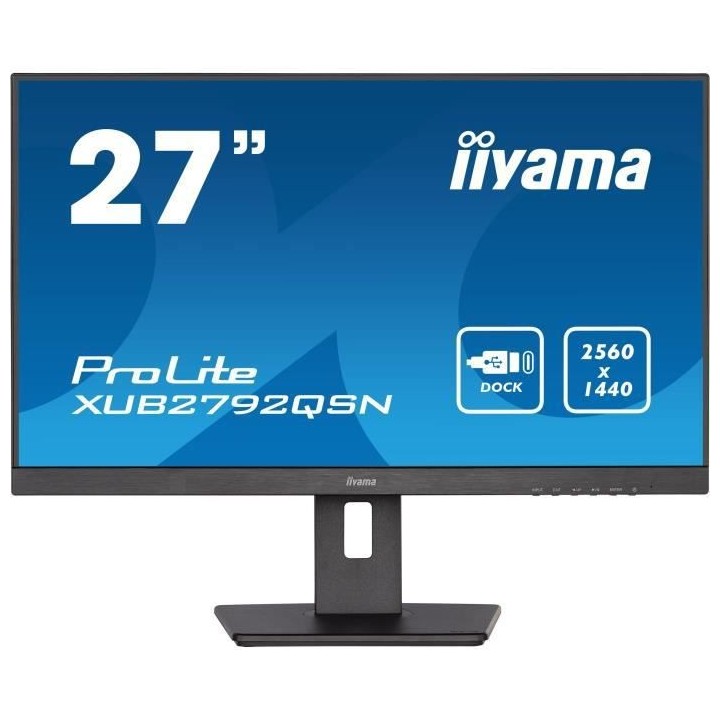 Ecran PC - IIYAMA Prolite XUB2792QSN-B5 - 27 WQHD - Dalle IPS - 4 ms -