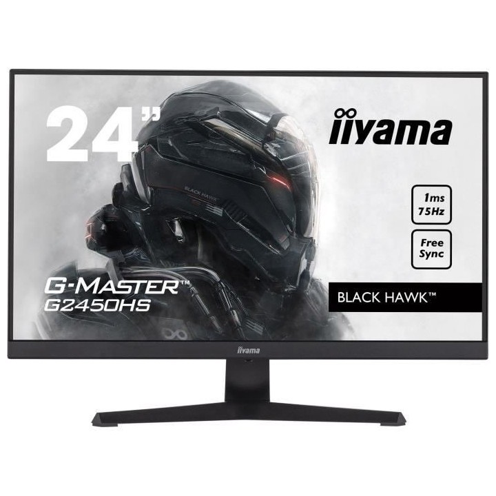 Ecran PC Gamer - IIYAMA G-Master Black Hawk G2450HS-B1 - 24 FHD - Dall