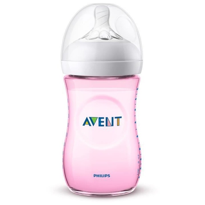 PHILIPS AVENT SCF034/17 Biberon Natural 2.0 Rose 260ml