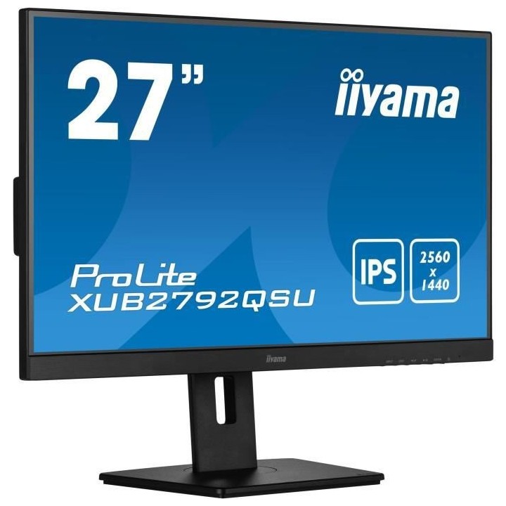 Ecran PC - IIYAMA XUB2792QSU-B5 - 27 WQHD - Dalle IPS - 5 ms - 75Hz -