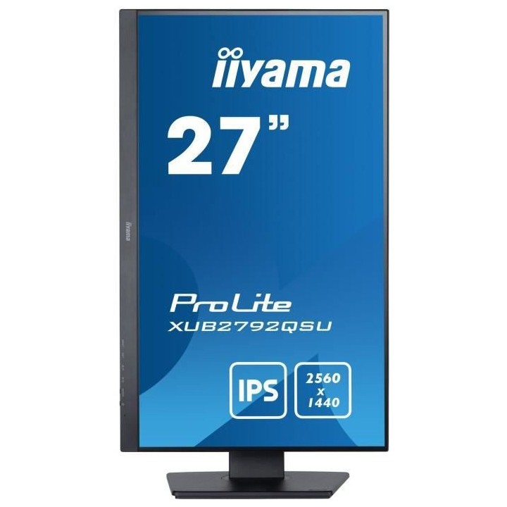 Ecran PC - IIYAMA XUB2792QSU-B5 - 27 WQHD - Dalle IPS - 5 ms - 75Hz -