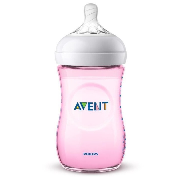 PHILIPS AVENT SCF034/17 Biberon Natural 2.0 Rose 260ml