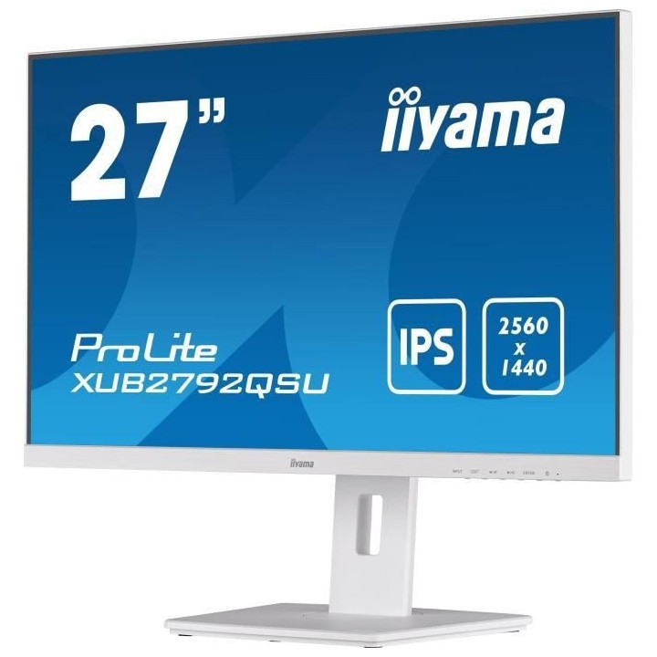 Ecran PC - IIYAMA Prolite XUB2792QSU-W5 - 27 WQHD - Dalle IPS - 5 ms -