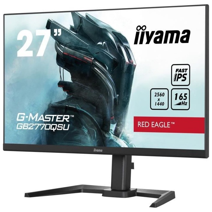 Ecran PC Gamer - IIYAMA G-Master Red Eagle GB2770QSU-B5 - 27 WQHD - Da