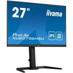 Ecran PC - IIYAMA XUB2796HSU-B5 - 27 FHD - Dalle IPS - 1 ms - 75Hz - HDMI / DisplayPort / USB - Pied réglable en hauteur