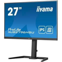 Ecran PC - IIYAMA XUB2796HSU-B5 - 27 FHD - Dalle IPS - 1 ms - 75Hz - HDMI / DisplayPort / USB - Pied réglable en hauteur