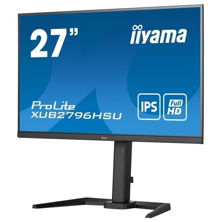 Ecran PC - IIYAMA XUB2796HSU-B5 - 27 FHD - Dalle IPS - 1 ms - 75Hz - H