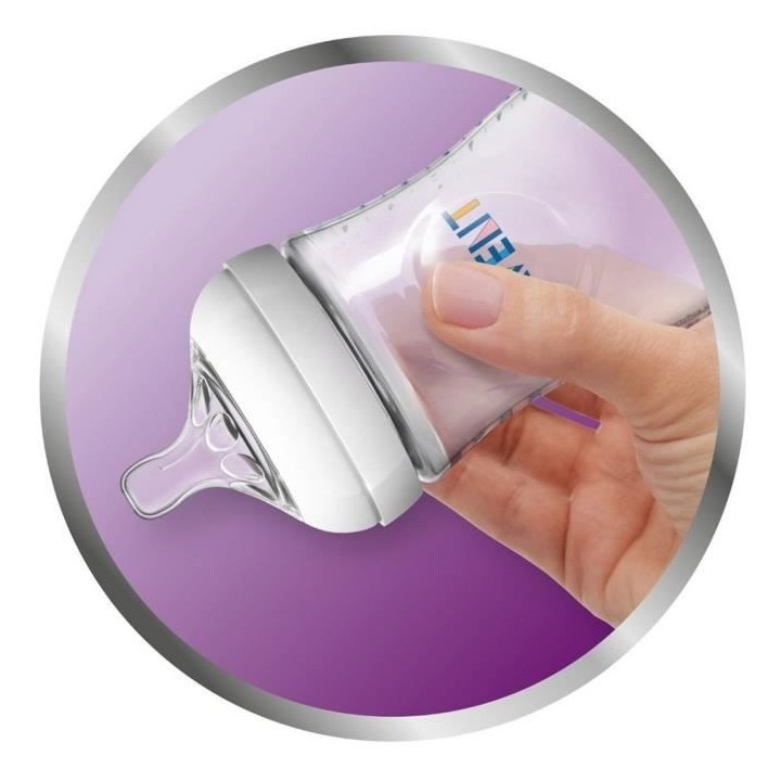 PHILIPS AVENT SCF034/17 Biberon Natural 2.0 Rose 260ml