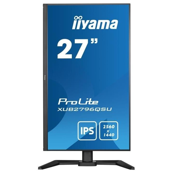 Ecran PC - IIYAMA XUB2796QSU-B5 - 27 WQHD - Dalle IPS - 1 ms - 75Hz -