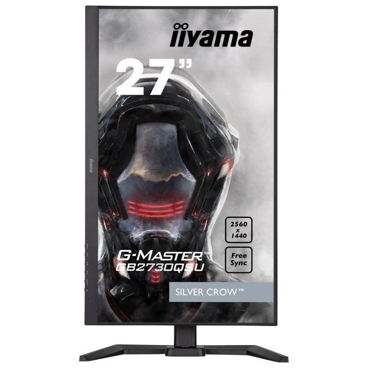 Ecran PC Gamer - IIYAMA G-Master Silver Crow GB2730QSU-B5 - 27 WQHD -