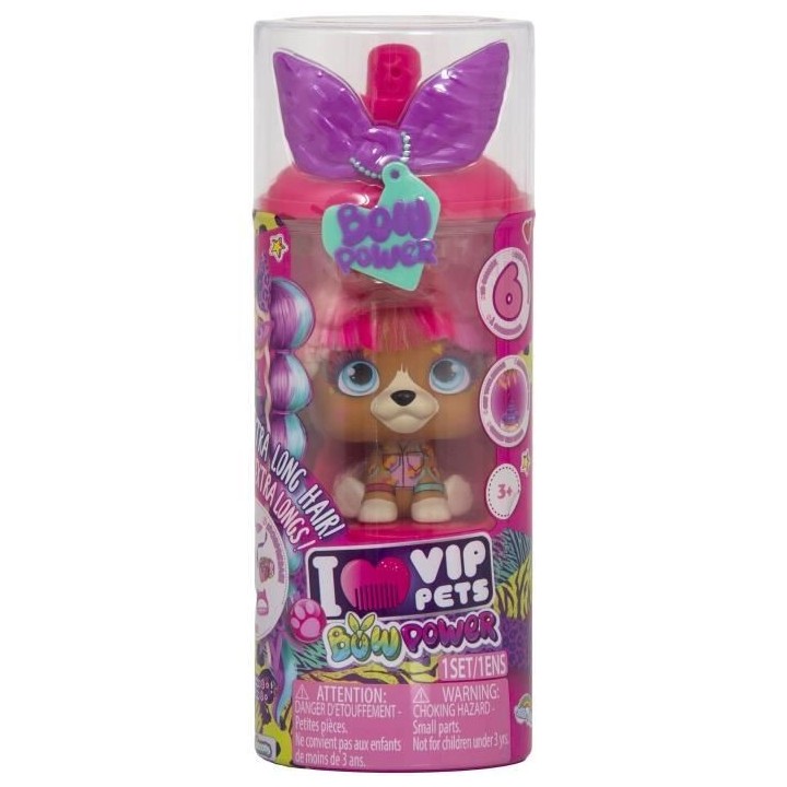 Mini poupée VIP Pets IMC TOYS - Bow Power - Juliet