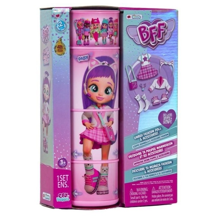 Poupée mannequin BFF Cry Babies IMC TOYS - Série 2 - Daisy - 20cm