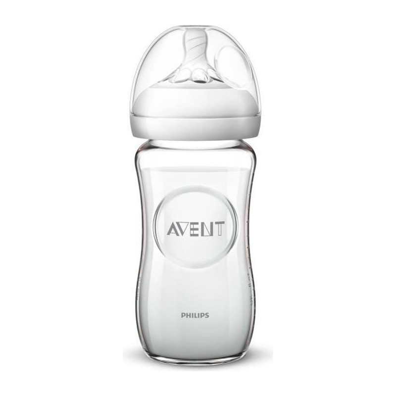 PHILIPS AVENT SCF053/17 Biberon Natural Verre 240ml