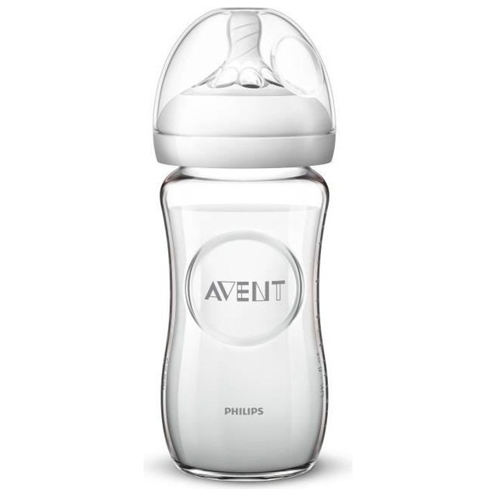 PHILIPS AVENT SCF053/17 Biberon Natural Verre 240ml