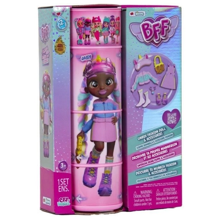 Poupée mannequin BFF Cry Babies IMC TOYS - Série 2 - Jassy - 20cm