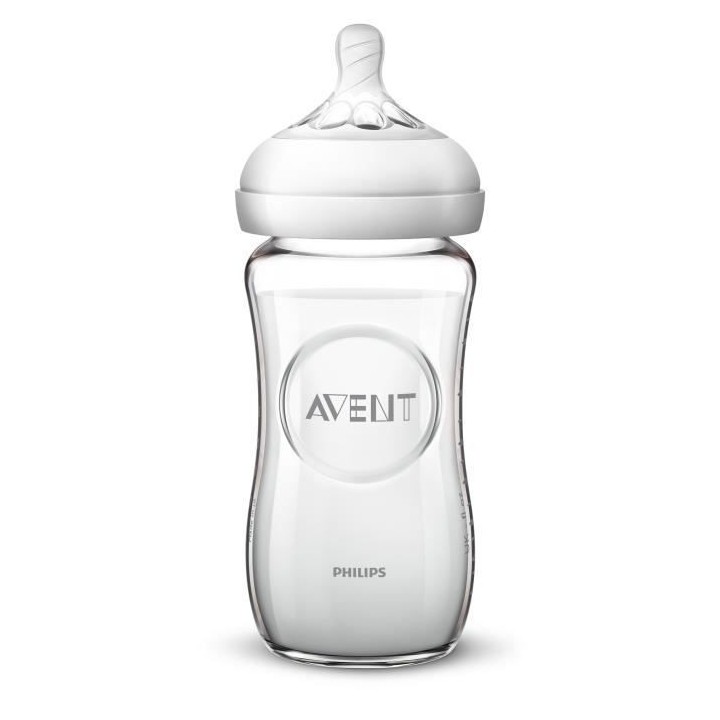 PHILIPS AVENT SCF053/17 Biberon Natural Verre 240ml
