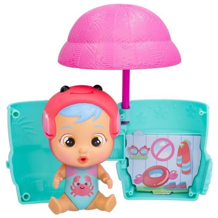 Mini poupée IMC TOYS - Cry Babies Magic Tears - Beach Babies - Asst.