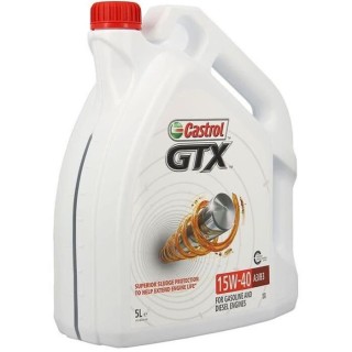 Huile-Additif GTX A3/B3 - CASTROL - Minerale / 15W40 / 5L