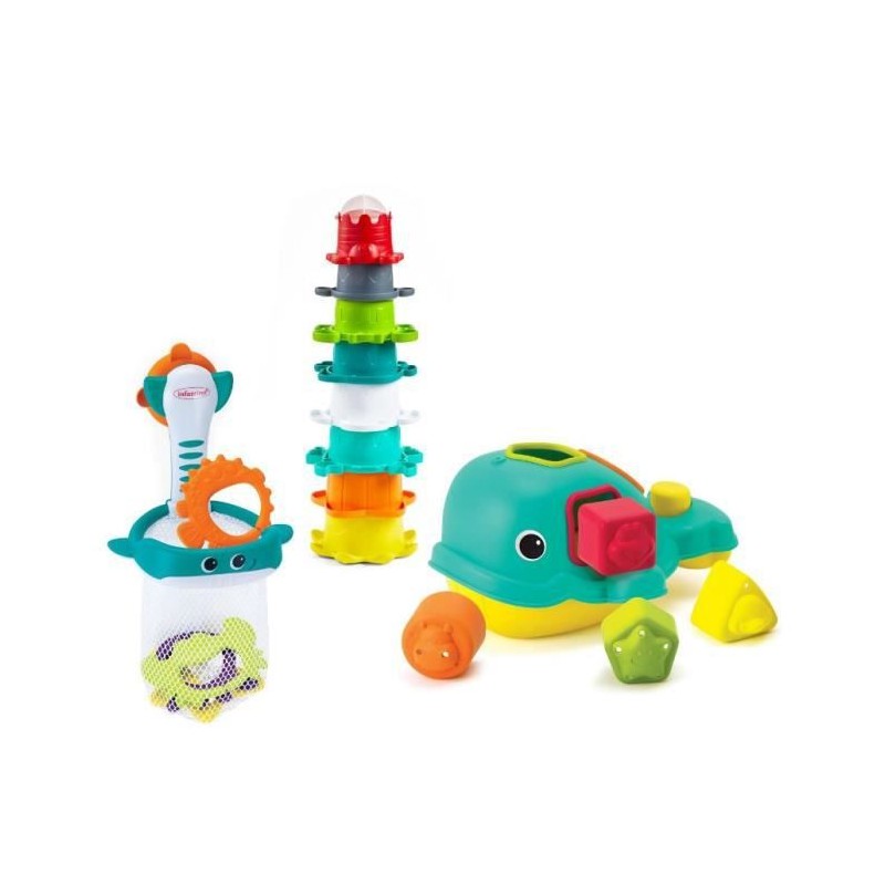 Infantino Coffret de bain 17 pieces orque