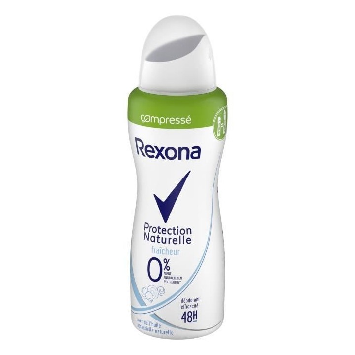 REXONA Lot de 6 Déodorants Femme Spray Compressé Fraîcheur 48h - 10