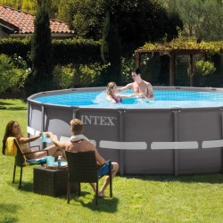 Intex - 26326GN - Kit piscine ultra xtr ronde tubulaire ø 4,88 x 1,22m