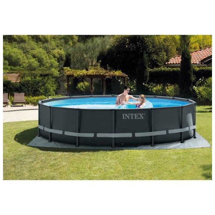Intex - 26326GN - Kit piscine ultra xtr ronde tubulaire ø 4,88 x 1,22