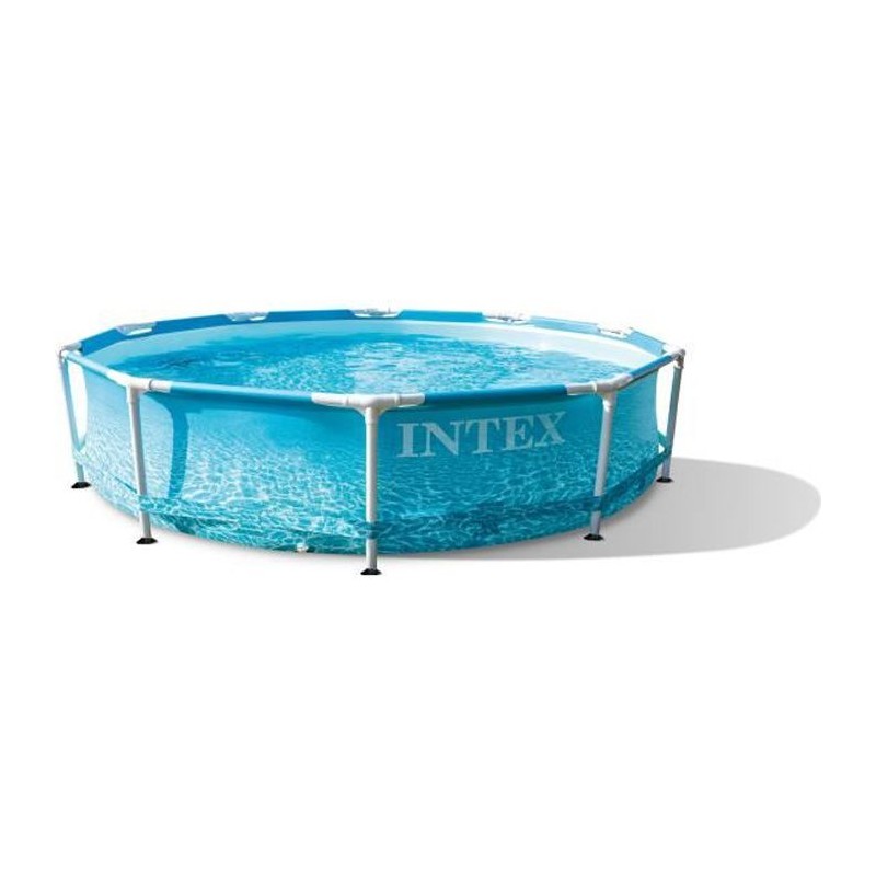 Intex - 28208NP - Kit piscinette tubulaire océan ø 3,05 x 0,76m