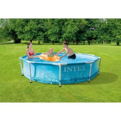 Intex - 28208NP - Kit piscinette tubulaire océan ø 3,05 x 0,76m